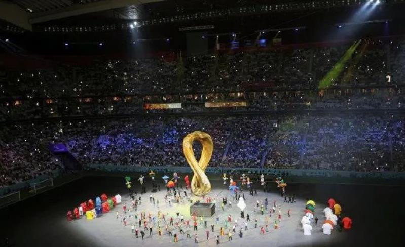 9888拉斯维加斯的1500㎡LED显示屏全方位服务卡塔尔天下杯