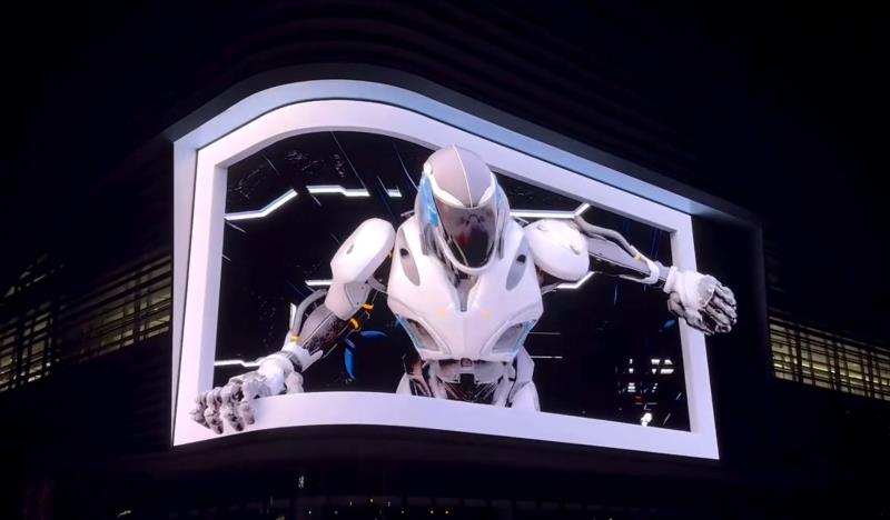 9888拉斯维加斯超8K裸眼3D巨屏点亮裕唬；；；；翟