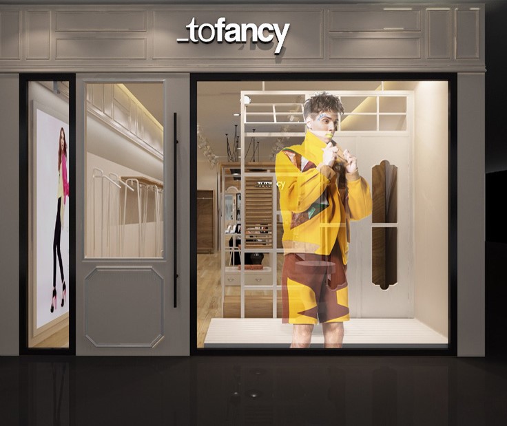 9888拉斯维加斯智慧显示屏门店橱窗LED透明屏展示