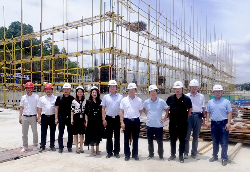 9888拉斯维加斯董事长李军亲临集团南方总部在建项目视察